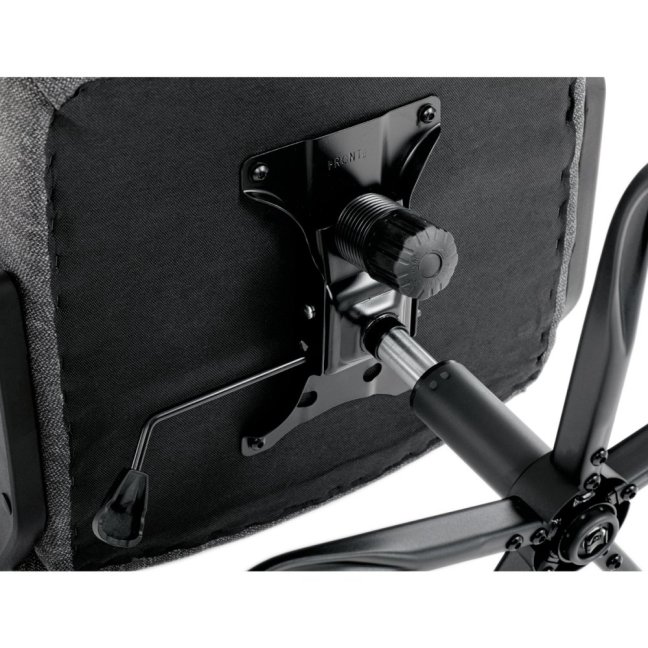 Kancelářské křeslo EBRO — látka, šedá