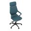 Kancelářské křeslo ZOTTO — ekokůže, tyrkysová
