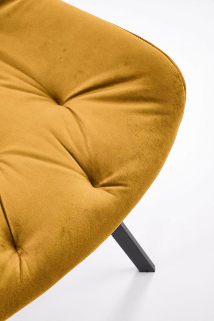 Jídelní otočná židle ROSITA — kov, látka, černá / více barev