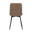 Jídelní židle THEO III — kov, látka vintage, více barev - Barevné varianty židle THEO III: Černá