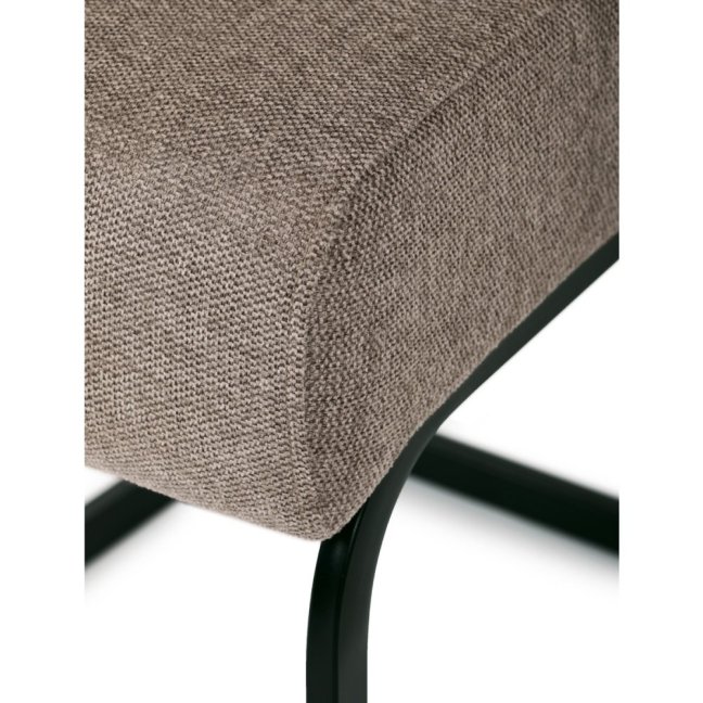 Jídelní židle MARLENE — kov, látka, více barev - Barevné varianty jídelní židle MARLENE: Šedá