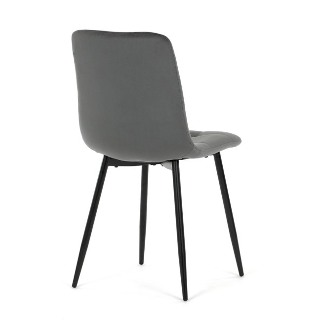 Jídelní židle THEO II — kov, samet, více barev - Barevné varianty židle THEO II: Modrá