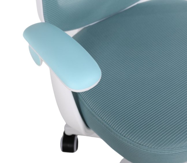Dětská otočná židle Neoseat JUNI 010 s podnoží — látka, modrá