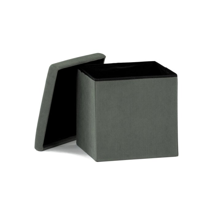 Taburet ADONIS s úložným prostorem — manšestr, více barev