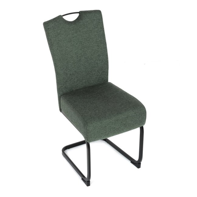 Jídelní židle MARLENE — kov, látka, více barev - Barevné varianty jídelní židle MARLENE: Šedá