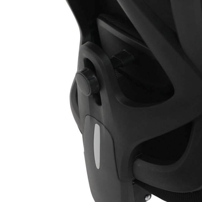 Kancelářská ergonomická židle LUMOS — síťovina, černá