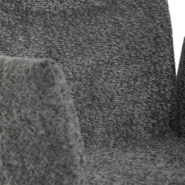 Jídelní otočné křeslo MANKA — kov, látka, více barev - Barevné varianty jídelního křesla MANKA: Šedá