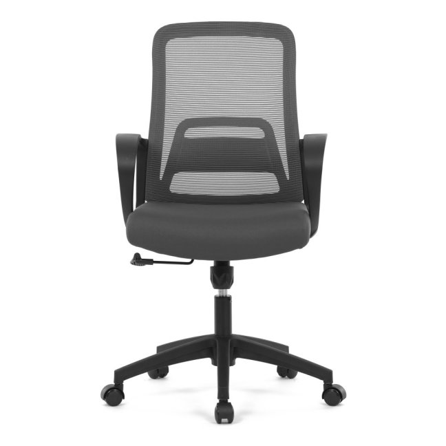 Kancelářská otočná židle NERO — látka, šedá