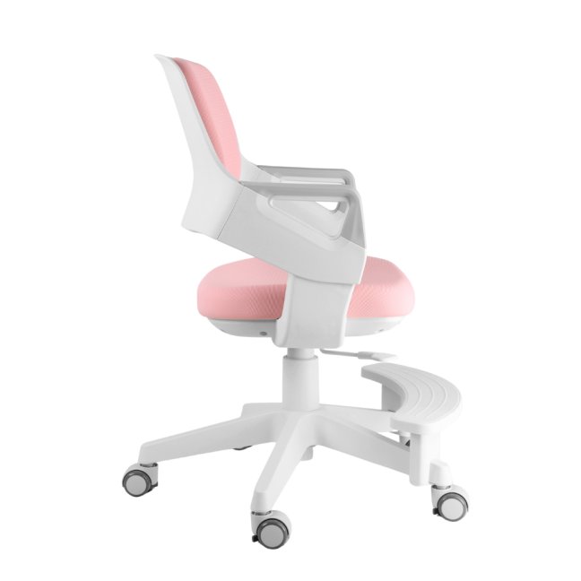 Dětská rostoucí židle Neoseat KIDDY FIVE — látka, pratelný potah, růžová