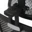 Kancelářská ergonomická židle TRAGEL — síť / látka, černá