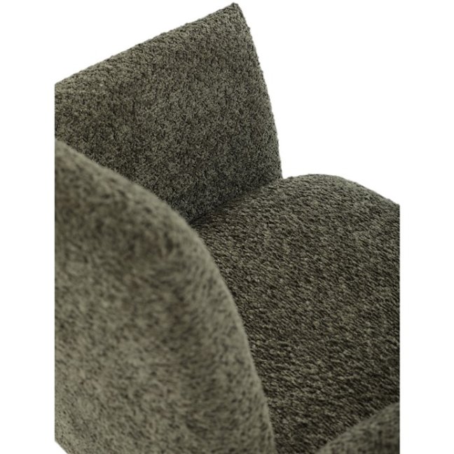 Jídelní otočné křeslo MANKA — kov, látka, více barev - Barevné varianty jídelního křesla MANKA: Šedá