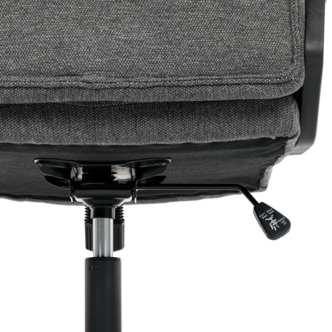 Kancelářské křeslo EBRO — látka, šedá