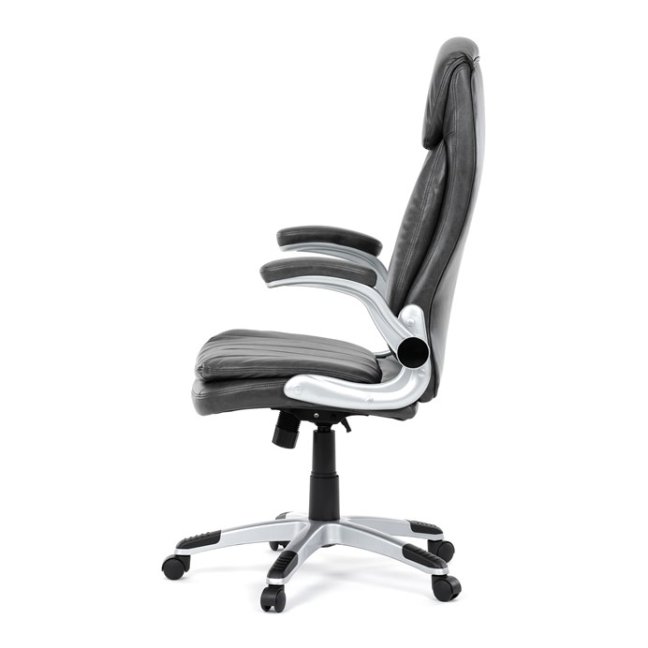 Kancelářské křeslo KURO — ekokůže, šedá