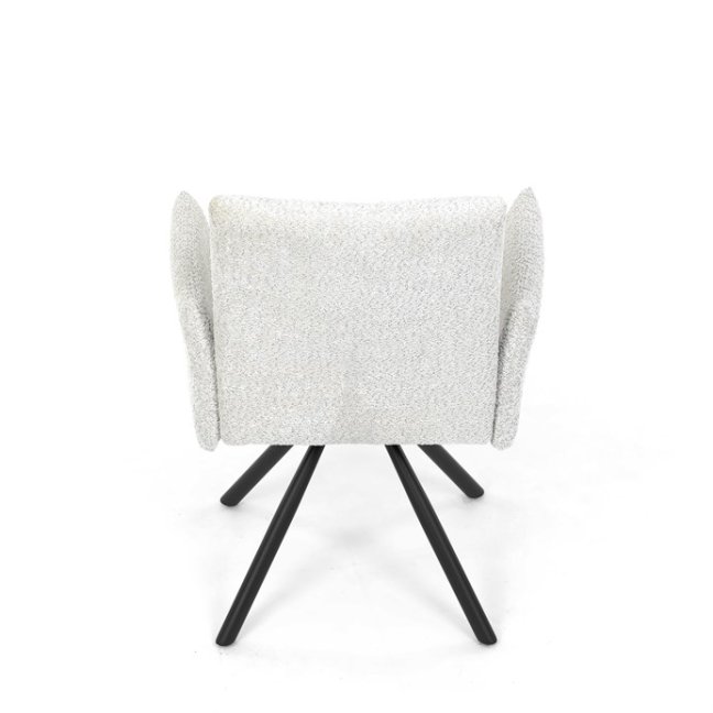 Jídelní otočné křeslo MANKA — kov, látka, více barev - Barevné varianty jídelního křesla MANKA: Šedá