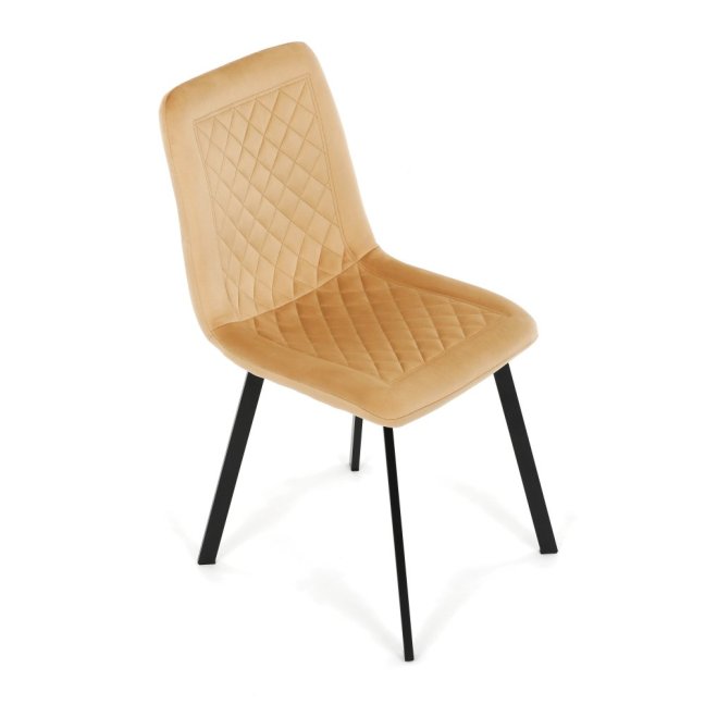 Jídelní židle PAIGE — kov, samet, více barev - Barevné varianty jídelní židle PAIGE: Černá