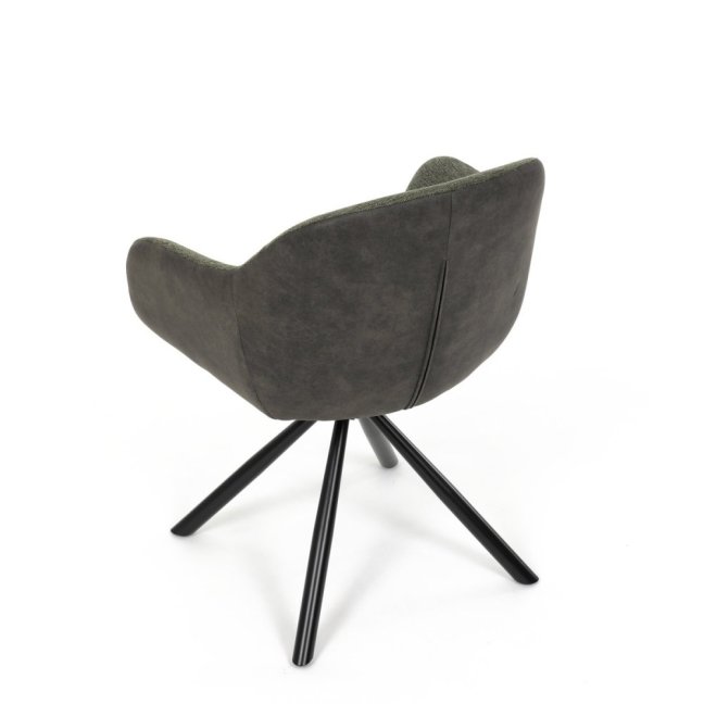 Jídelní otočné křeslo HILARY — kov, látka, šedá / více barev - Barevné varianty jídelního křesla HILARY: Šedá