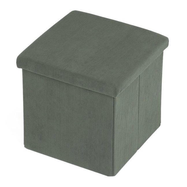 Taburet ADONIS s úložným prostorem — manšestr, více barev