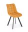 Jídelní židle MIHA — kov, látka, více barev - Barevné varianty jídelní židle MIHA: Hořčicová