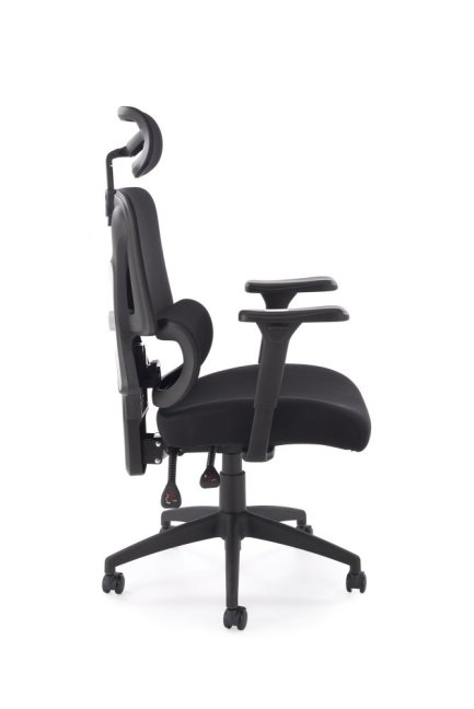 Kancelářská ergonomická židle ASTRAL — látka, černá