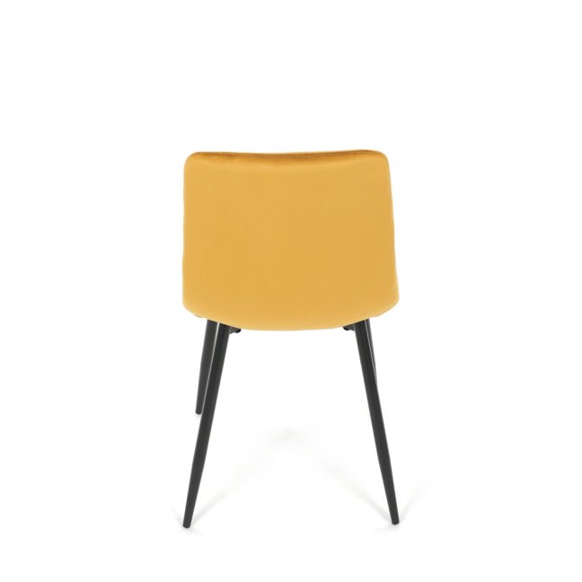 Jídelní židle THEO II — kov, samet, více barev - Barevné varianty židle THEO II: Modrá