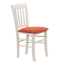 Jídelní čalouněná židle VENETA — masiv, látka, více barev, nosnost 155 kg - Moření jídelní židle: Buk, Barva čalounění látkou LUX: Lux 15 Bordo