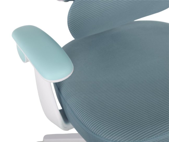 Dětská otočná židle Neoseat JUNI 009 s podnoží — látka, modrá