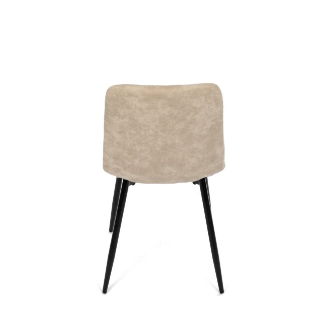 Jídelní židle THEO III — kov, látka vintage, více barev - Barevné varianty židle THEO III: Černá