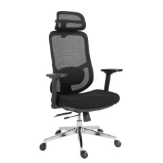 Kancelářská ergonomická židle Neoseat ALLY — černá, nosnost 150 kg