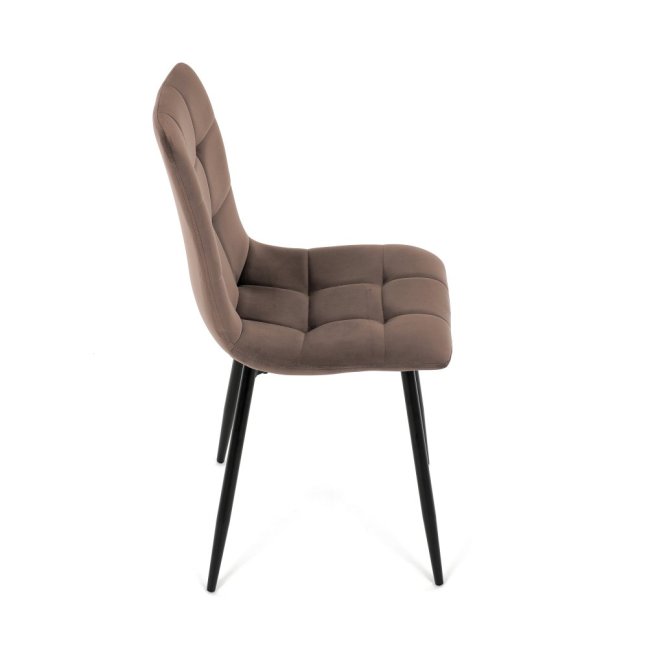 Jídelní židle THEO II — kov, samet, více barev - Barevné varianty židle THEO II: Modrá