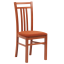 Jídelní čalouněná židle LOTY — masiv, látka, více barev - Moření jídelní židle: Třešeň, Barva čalounění látkou VELVET: Velvet terracotta 44