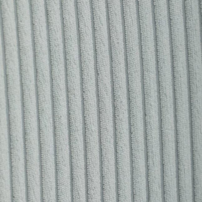 Relaxační křeslo ušák s taburetem ROYAL — kov, manšestr, mentolová