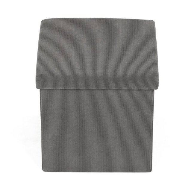 Taburet ADONIS s úložným prostorem — manšestr, více barev