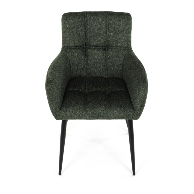 Jídelní křeslo LYON — kov, látka, více barev - Barevné varianty jídelního křesla LYON: Tmavě šedá