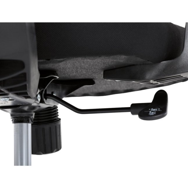 Kancelářská ergonomická židle GRANT — síť, látka, černá