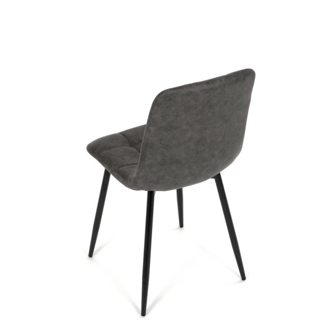 Jídelní židle THEO III — kov, látka vintage, více barev - Barevné varianty židle THEO III: Černá