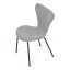 Jídelní židle JULES — kov, látka, více barev - Barevné varianty jídelní židle JULES: Světle šedá