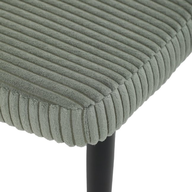 Relaxační křeslo ušák s taburetem ROYAL — kov, manšestr, zelená