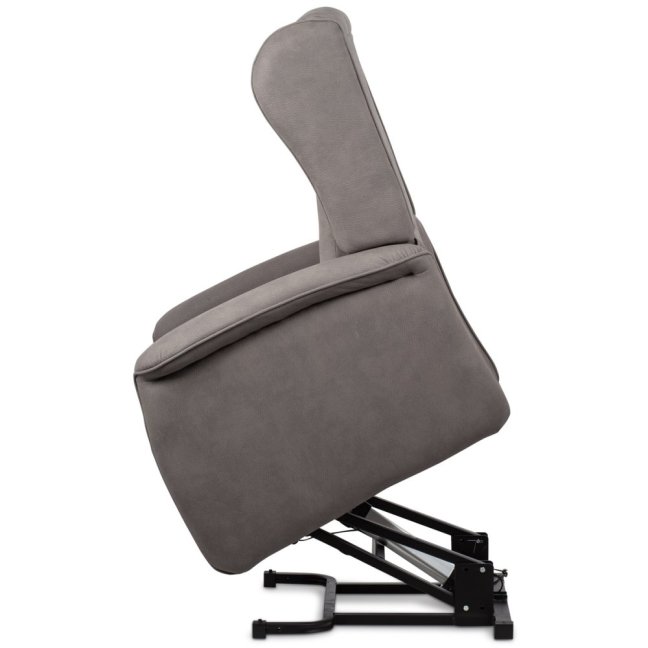 Relaxační křeslo ušák TELMAR s elektrickým polohováním — 2 motory, látka, béžová