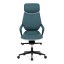 Kancelářské křeslo ZOTTO — ekokůže, tyrkysová