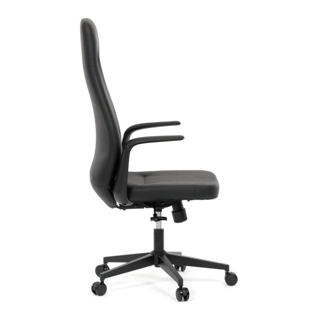 Kancelářské křeslo ERVIN — ekokůže, černá