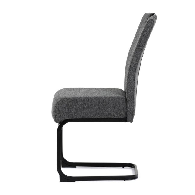 Jídelní židle MARLENE — kov, látka, více barev - Barevné varianty jídelní židle MARLENE: Šedá