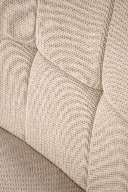 Jídelní židle NALA — kov, látka, béžová