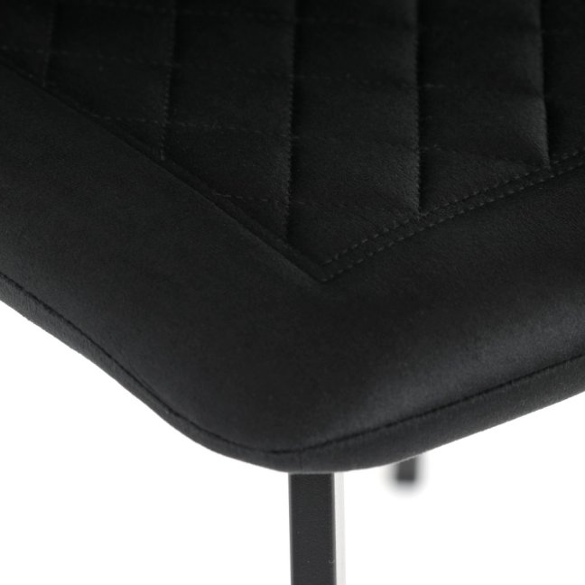 Jídelní židle PAIGE — kov, samet, více barev - Barevné varianty jídelní židle PAIGE: Černá