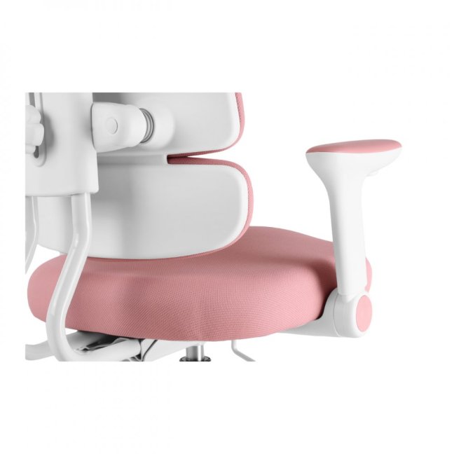 Dětská rostoucí židle Neoseat KIDDY THREE — látka, pratelný potah, růžová