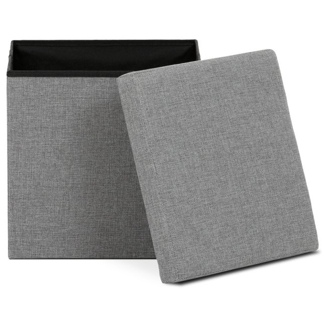 Taburet HERAKLES s úložným prostorem — látka, více barev