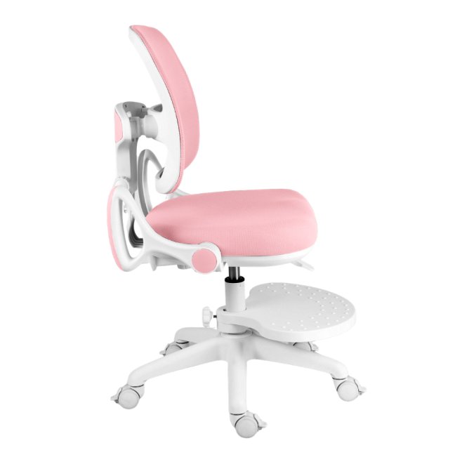 Dětská rostoucí židle Neoseat JUNI 020 — látka, pratelný potah, růžová