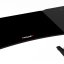 Výškově nastavitelný herní stůl ERACER H1216 — 160x60 cm, kov, melamin, černá, RGB podsvícení