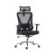 Kancelářská ergonomická židle Neoseat KETTY — černá, nosnost 130 kg