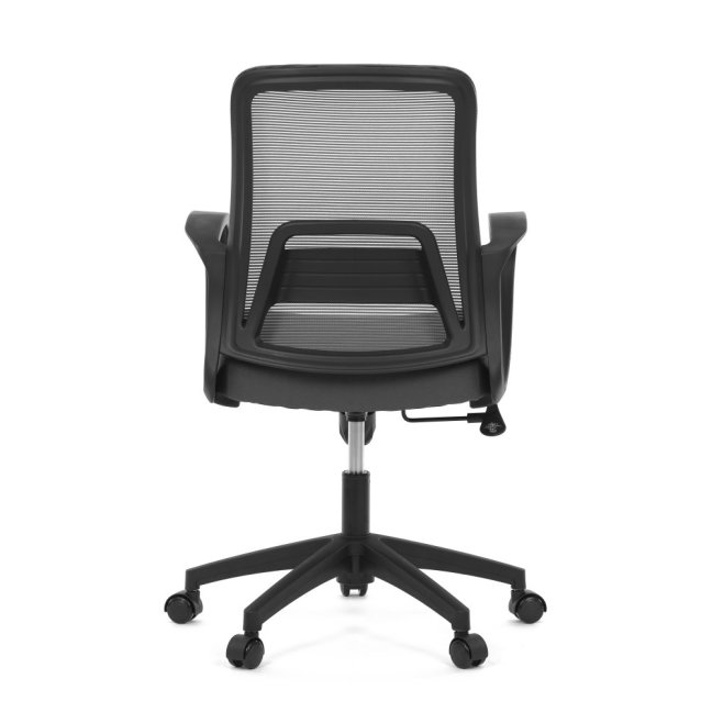 Kancelářská otočná židle NERO — látka, šedá