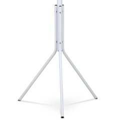 Stojanový věšák ZEBA — kov, bílá